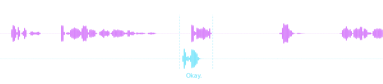 VAD-only detection waveform